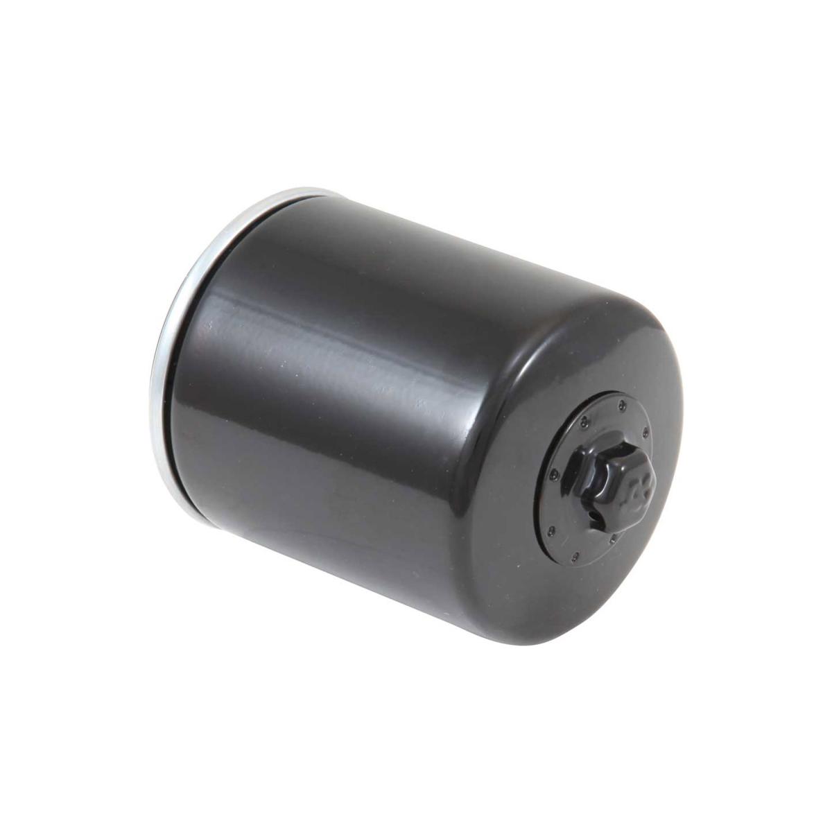 メーカー名：ケーアンドエヌメーカー品番：KN-170販売備考：アンチドレインバックバルブ(逆流防止弁)無し。カ-トリッジタイプ。純正品番　H-D：6379677A, 6380580A色[カラー]：ブラック材質[素材]：セルローズサイズ：高さ：103mm、外径：76mm（カートリッジタイプの高さは、レンチナット部までを含んでおります。)仕様：トップナット：17mm、センターねじサイズ：3/4 In. - 16 UNFタイプ：カートリッジタイプ対応純正番号：*Harley-Davidson：6379677A、6380580A備考：アンチバック機能 ：無し、バイパスバルブ機能：有り使用上の注意：シールの接触後、1-3/4回転回して取り付けてください。取付時にレンチを使用しオーバートルクを加えた場合、トップナットが破損してしまう恐れがあります。適応車両 ：HARLEY商品説明・取扱注意事項 ：●外径 76mm×高さ 103mm●センターボルト 3/4UNF※高さはレンチナット部まで含む。商品概要等 ：実績の有るK&N製フィルターを使用したケーアンドエヌの高性能オイルフィルターです。優れた濾過性能とオイル流量を増やす事で、フィルターによる圧力損失を軽減させ、エンジン性能を向上させます。■濾過効果抵抗の少ないセルローズ材と耐熱性に優れた樹脂を染み込ませる事でエンジン内部を傷める10-20ミクロンの微粒ダストを除去します。プリーツ状に成形されたフィルターの間隔は濾過・流量の両面において最適化され、エンジンの防護・ロスの低減を実現しています。■プレッシャーリリーフバルブ万が一オイルフィルターが詰まってしまった場合にはリリーフバルブが作動し、過剰な油圧を逃します。■17mmナット(カートリッジタイプのみ)カートリッジタイプはケースの頂点に17mmのナットを設けており、特殊工具要らず。狭所での作業では特に作業性向上に繋がります。また、ワイヤーロック用のサービスホールが空いており、モータースポーツ等の過酷な状況下でも安心してご使用頂けます。■アンチバック機能エンジン停止時のオイルの逆流を防止し、給油切れによるドライスタートを防ぎます。素材にはラバーではなくシリコンを選定し、温度の上下によって作動性の変化を解消しています。