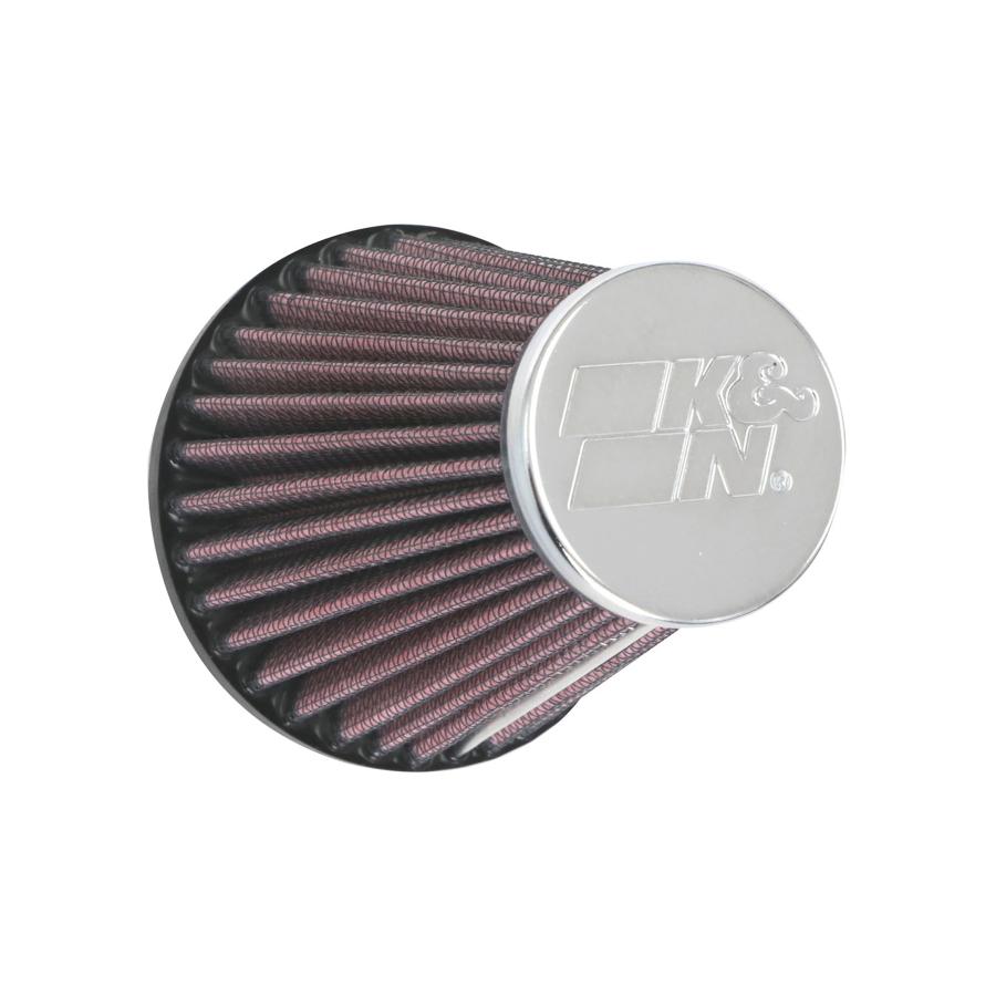 K&N (ケーアンドエヌ) ラウンドテーパー エアフィルター クローム Φ54(51:89X102) RC-1920