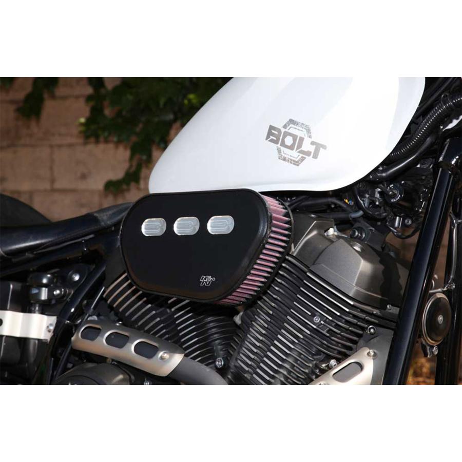 K&N (ケーアンドエヌ) インテークキット エアフィルター XVS950 BOLT Rspec Cspec ...