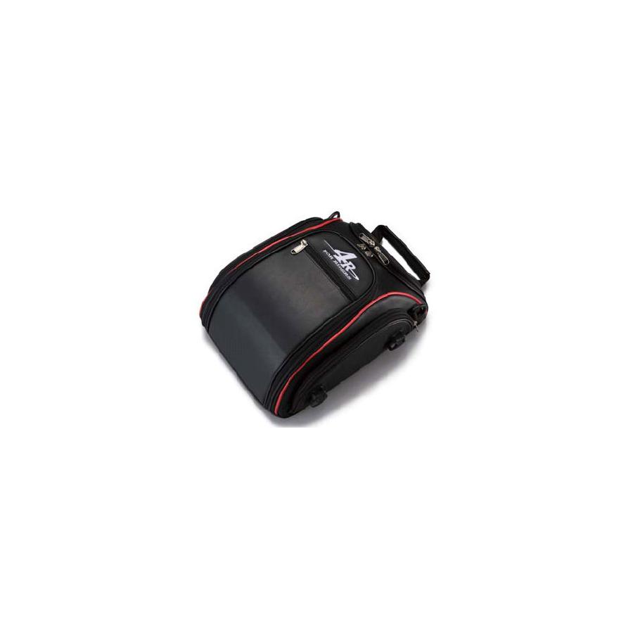 KIJIMA(キジマ) シートバッグ ブラック/レッド 340x240x140 9L