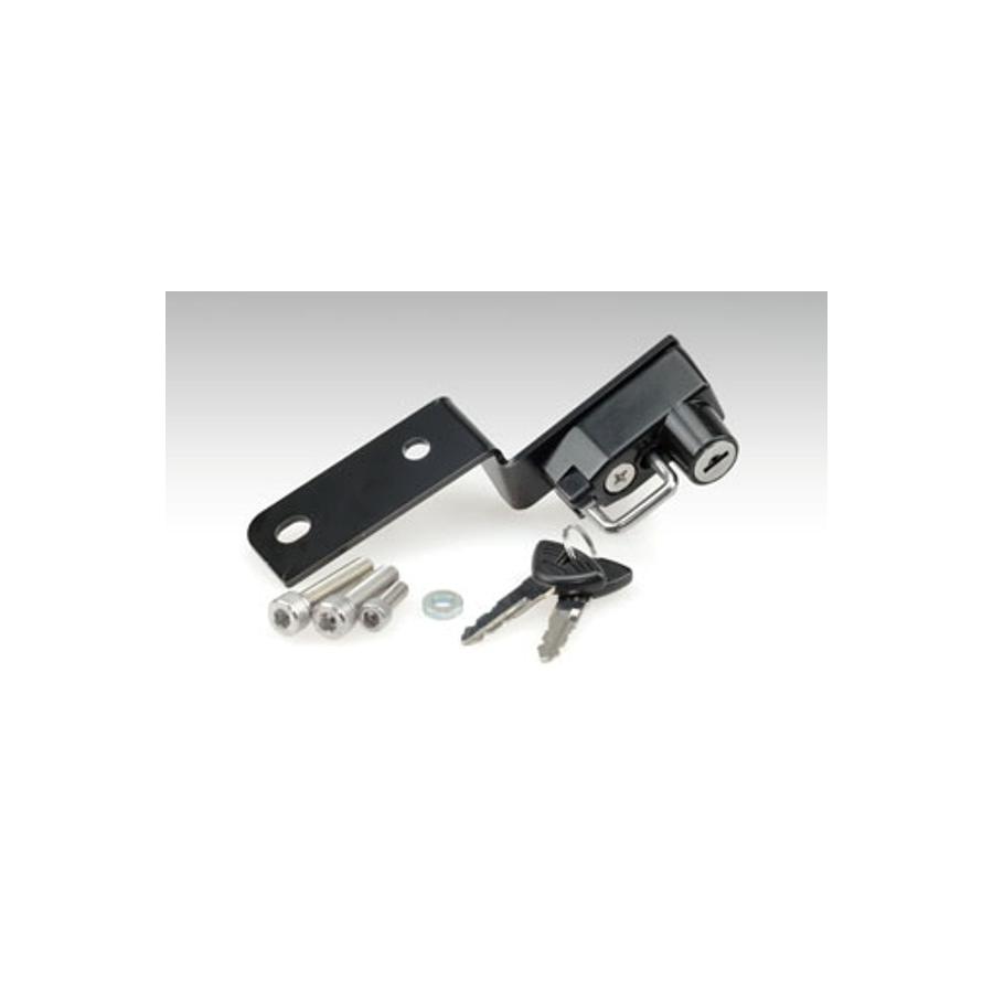 キジマ ヘルメットロック ブラック KTM 17-DUKE390/250/125 ヘルメットロック ホルダー