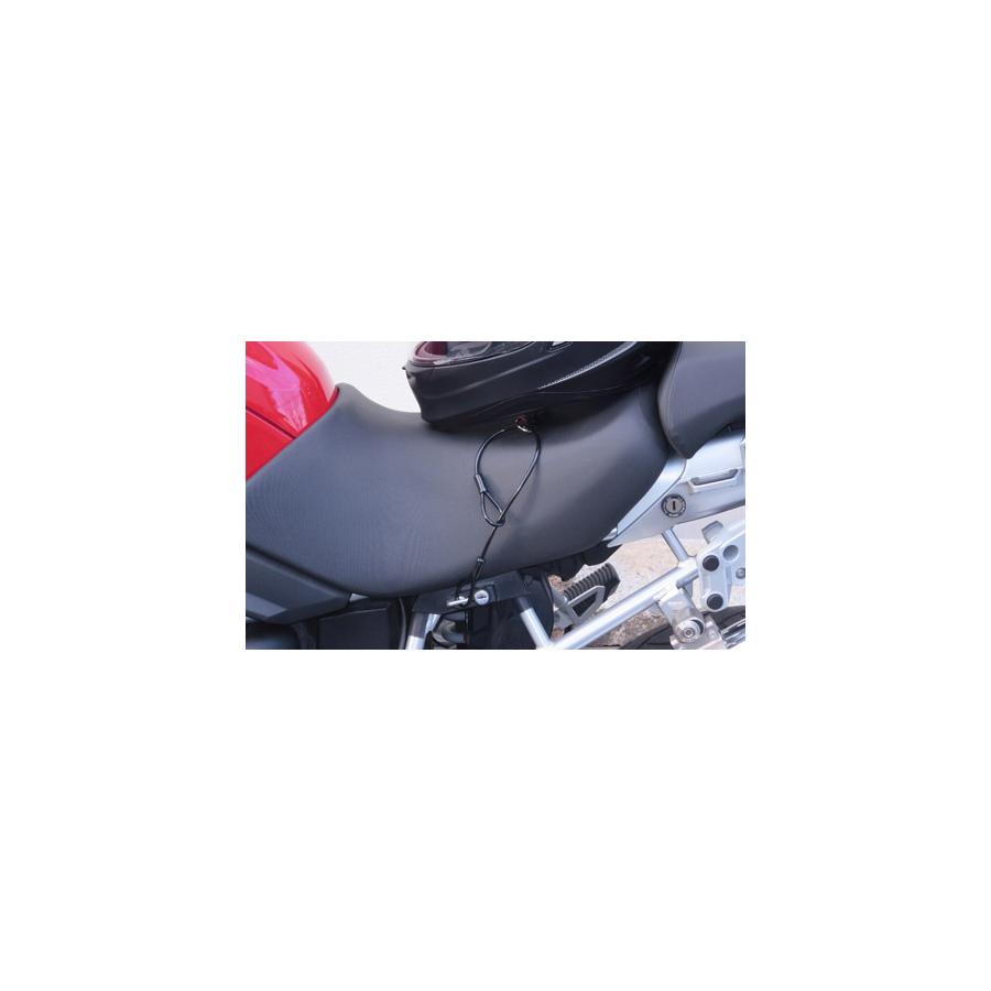 バイクパーツ・用品 ラバーマークのKIJIMA (キジマ) ヘルロックワイヤー パープル P00045｜アングル2