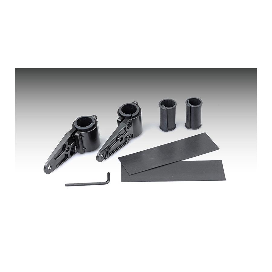 KIJIMA (キジマ) ヘッドライトステー アルミダイキャスト/ブラック 28-39mm 205-0141B