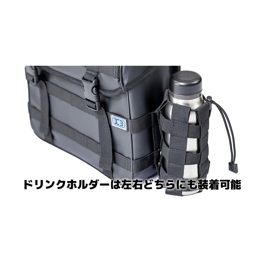 KIJIMA (キジマ) K3 サイドバッグ ウォータープロテクト WP02 ブラック ZK3-10009B
