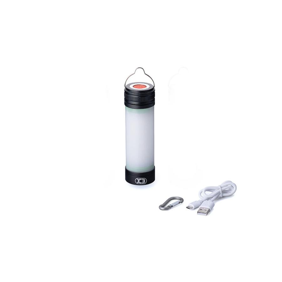 KIJIMA (キジマ) K3 マルチツーリングライト LED ブラック 5モード+チャージ3000