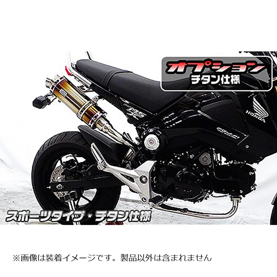 Rakuten - ウイルズウィン ロイヤルマフラー/スポーツ チタン GROM 1型(MSX125) 1322-59-23