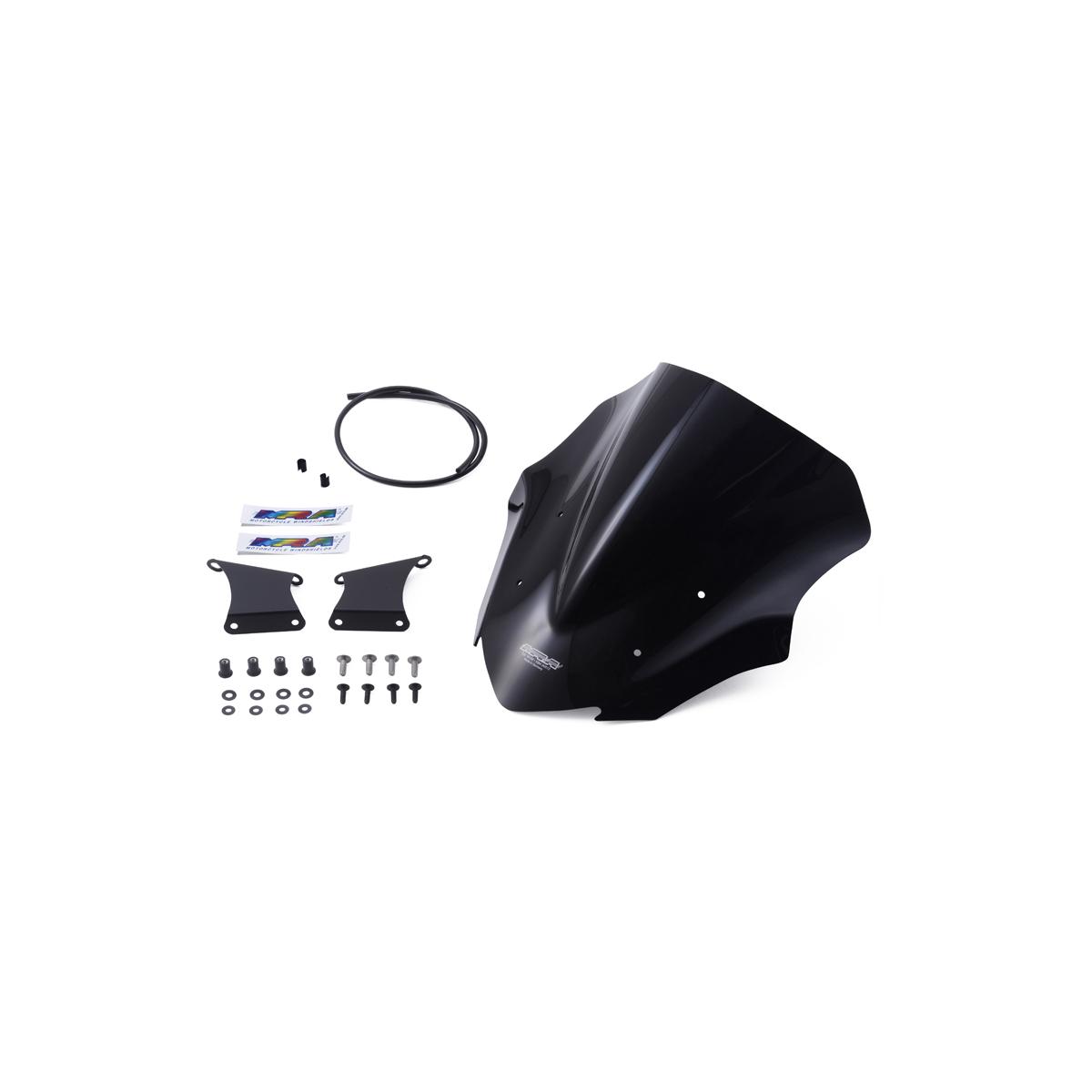 YAMAHA - MRA (エムアールエー) スクリーン レーシング ブラック MT-09 17-20 4025066158836