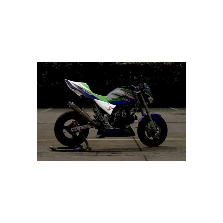 ノジマエンジニアリング シートカウルRC Z110キット ホワイトゲル KSR110 NCW621SC-WT-RC