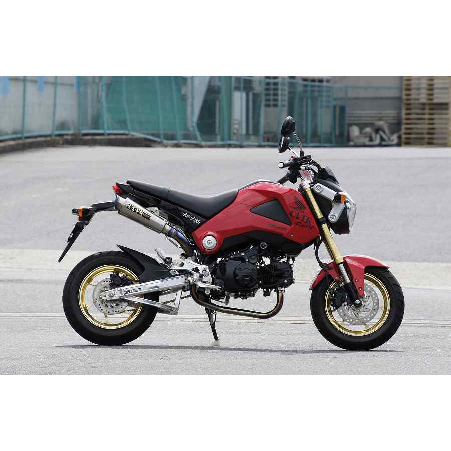 51 cc 〜125 cc  - OVER RACING(オーバーレーシング) GP-PERFORMANCE RS-R フルチタン アップ GROM グロム 13-22-22R オーヴァーレーシング