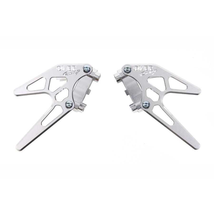 OVER RACING(オーバーレーシング) リアスタンドフック シルバーアルマイト仕上げ YZF-R25/MT-25 59-35-..