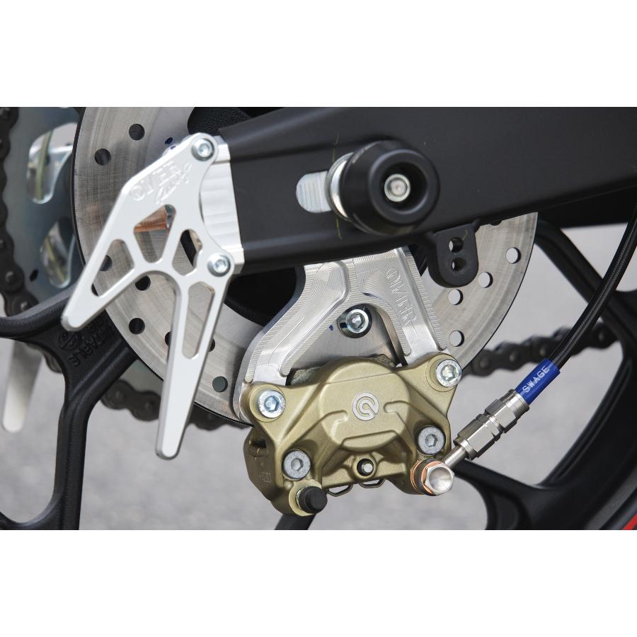 OVER RACING(オーバーレーシング) リアキャリパーサポート ブレンボ2P(カニ)キャリパー(φ32/φ34)用 YZF-R25 83-35-21 オーヴァーレーシング