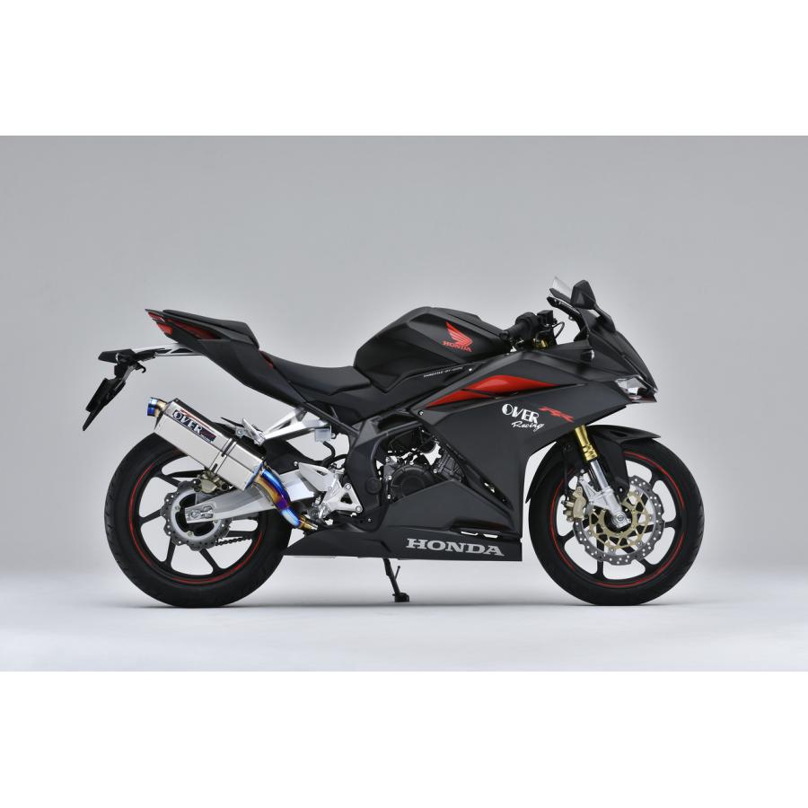 OVER RACING (オーバーレーシング) マフラー TT-Formula フルチタン スリップオン CBR250RR 17-02-01 オーヴァーレーシング