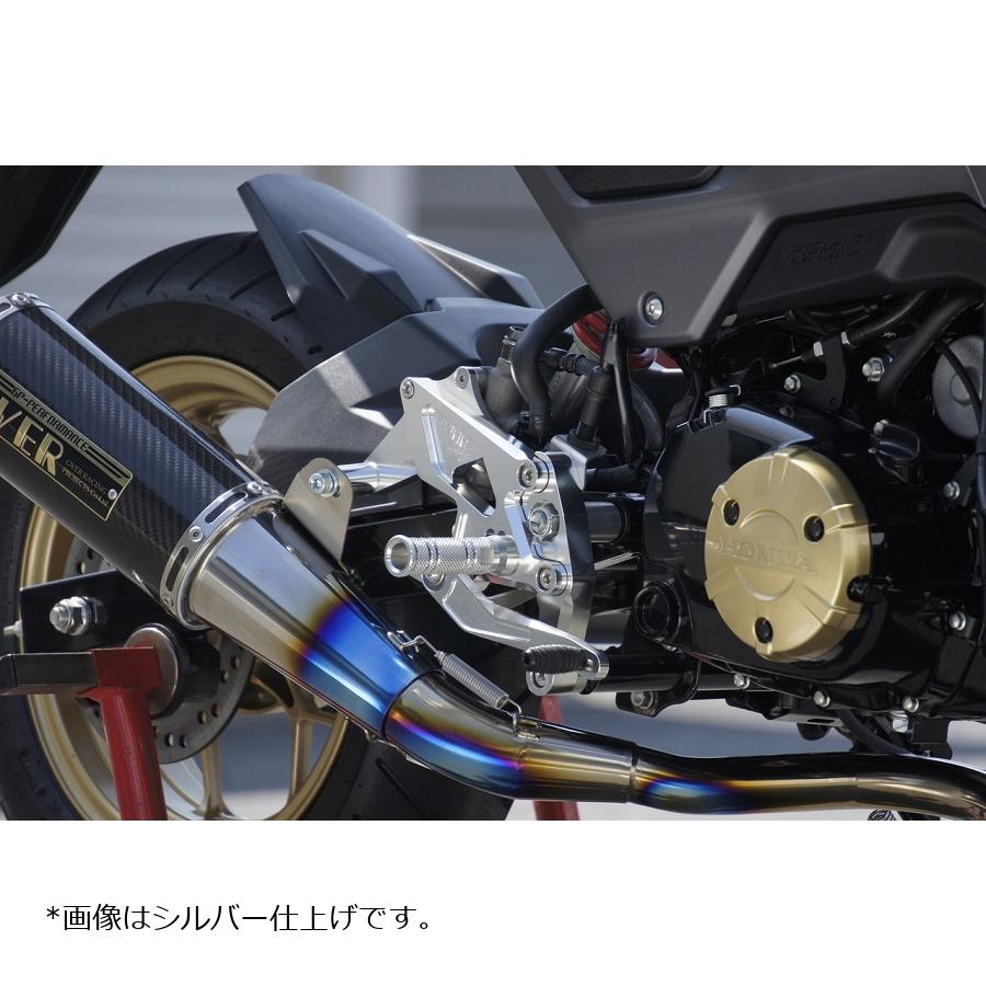 OVER RACING(オーバーレーシング) バックステップ 4ポジション ブラック GROM グロム 21B オーヴァーレーシング