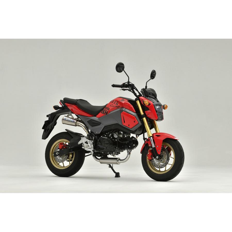 OVER RACING(オーバーレーシング) フルエキゾーストマフラー GP-PERFORMANCE RS TWIN UP グロム GROM オーヴァーレーシング