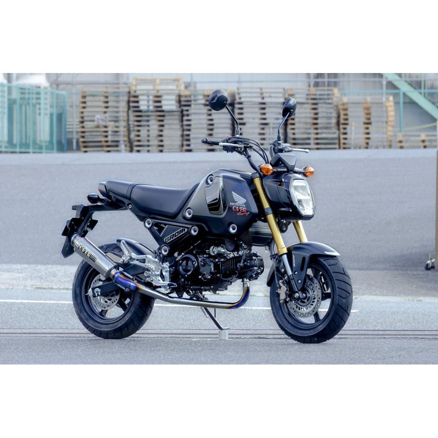 51 cc 〜125 cc  - OVER RACING (オーバーレーシング) フルエキゾーストマフラー GP-PERFORMANCE フルチタン グロム GROM 16-223-06