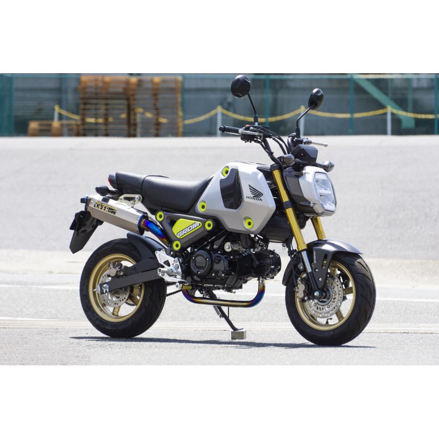 51 cc 〜125 cc  - OVER RACING (オーバーレーシング) TT-Formula RS アップ フルチタン グロム GROM 1506-16-223-07