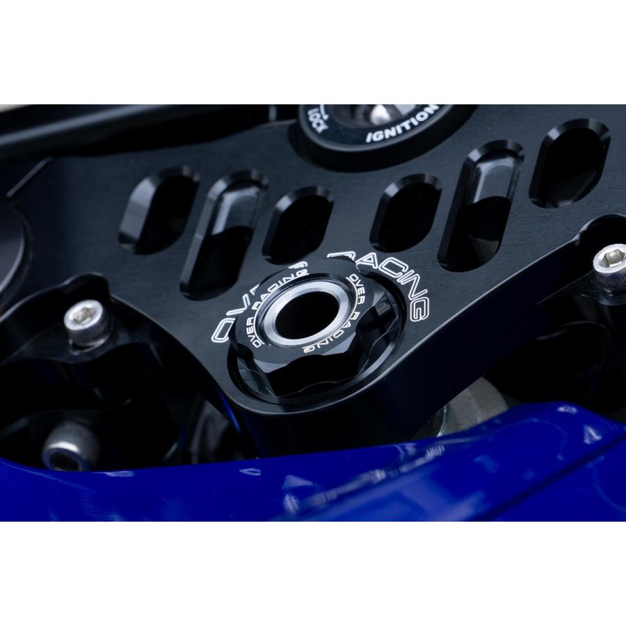 OVER RACING (オーバーレーシング) ステムナット ブラック YZF-R7 55-44-03B