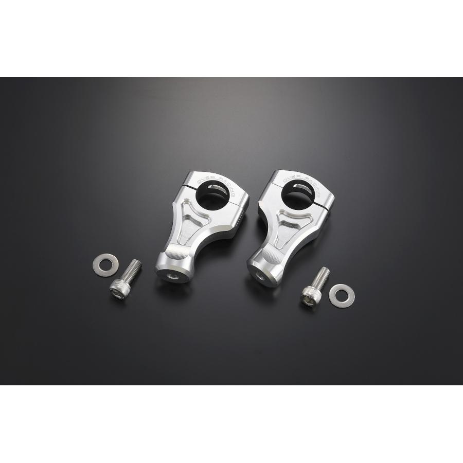 OVER RACING (オーバーレーシング) ハンドルクランプ シルバー MT-09 55-452-01