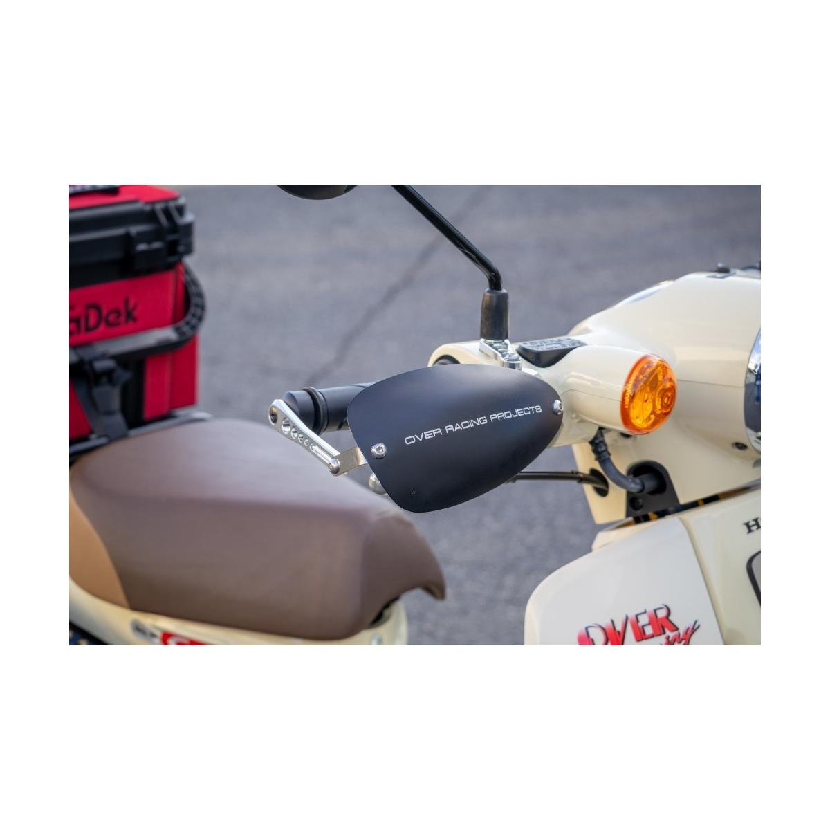 OVER RACING (オーバーレーシング) ナックルガード シルバー スーパーカブ C110 57-126-07