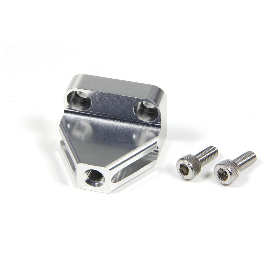 OVER RACING (オーバーレーシング) OV-30 ステアリングダンパーブラケット シルバー MONKEY[モンキー] ..