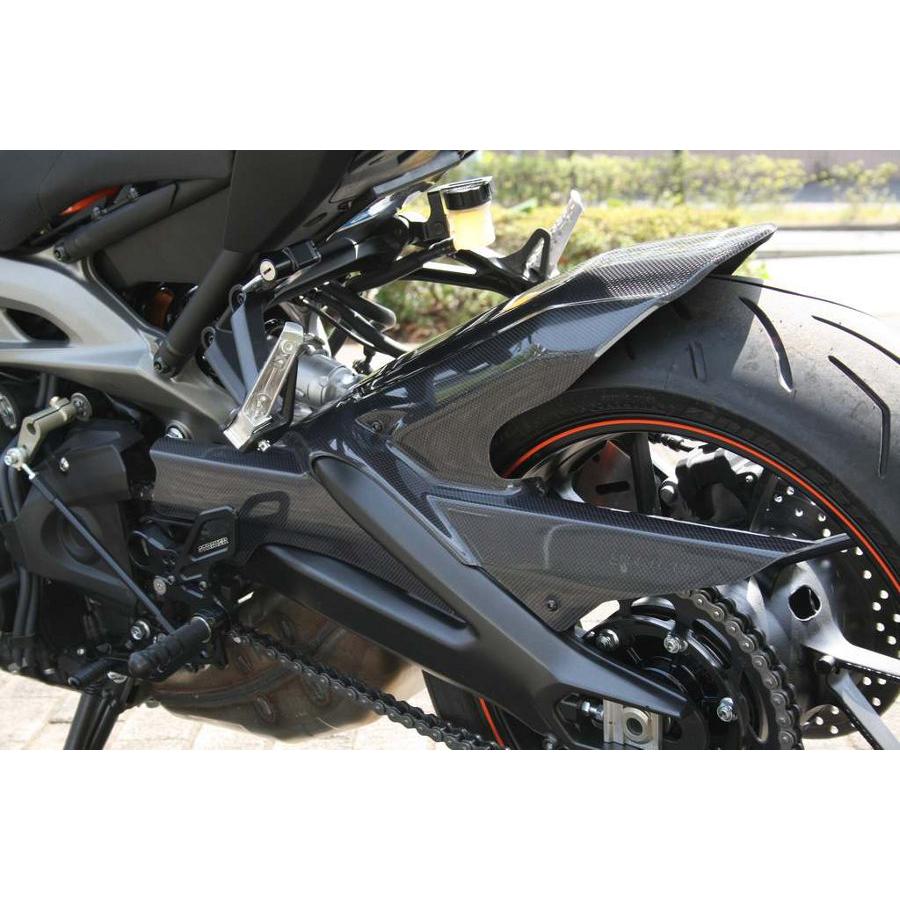 Rakuten - STRIKER(ストライカー) エアロデザイン リヤフェンダー リアフェンダー カーボン MT-09(14-/(ABS)) SAD-RF124C