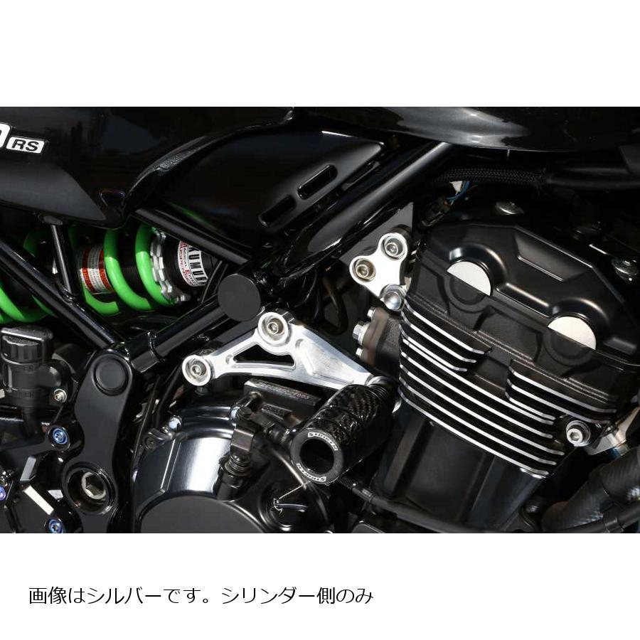 STRIKER (ストライカー) ビレットエンジンハンガー シリンダー側 Z900RS CAFE カフェ 耐熱ブラック SS-EGH141R-HBK