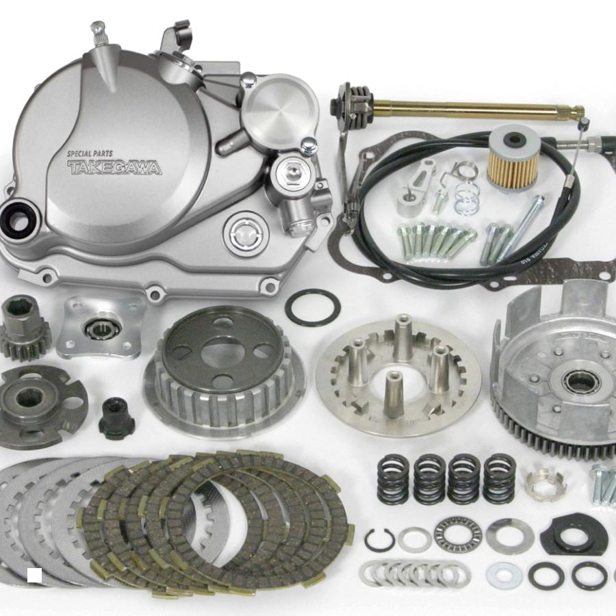 SP武川 (SPタケガワ) スペシャルクラッチキット(遠心/スリッパークラッチ/シルバー) 6V-モンキー(遠心クラッチ車用) 02-01-0480