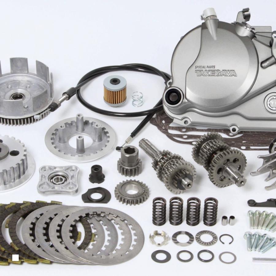 SP武川 (SPタケガワ) スペシャルクラッチキット(シルバー)+Sツーリング5速(SS)キット 6/12Vモンキー・ゴリラ(Z50J-1300017-)(FI除く) 02-03-0215