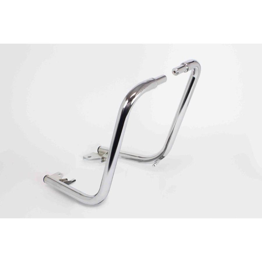 メーカー名：スペシャルパーツタケガワ メーカー品番：06-00-0011 販売備考：CT125(JA55-1000001-) 適合情報： ホンダ[HONDA] CT125 [ハンターカブ] JA55◆純正アンダーカバーパイプ(パイプ径:Φ19mm)からSP武川製サブフレーム(パイプ径:Φ25.4mm)に変更することで、フレームの存在感とトレッキングスタイルが強調されます ◆対象車両：CT125(JA55-1000001〜) ◆純正アンダーガードをそのまま装着出来る為、車両イメージを崩すことなく、カスタムイメージを高めることが出来ます ◆更にトレッキングスタイルを高めるには、別売SP武川製サブフレーム装着車用LEDフォグランプキットの同時装着をお薦めします ◆サブフレームにはスチール製パイプを採用 ◆表面処理はクロムメッキとブラック塗装の2種類からお選び頂けます