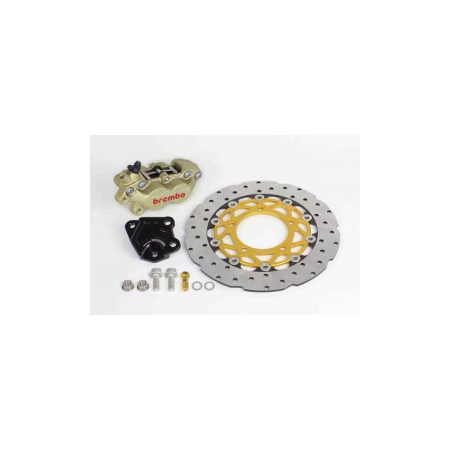 SP武川(SPタケガワ) ハイパーブレーキキット (brembo4P付属)シグナスX SR(SEA5J/SED8J/2UB)