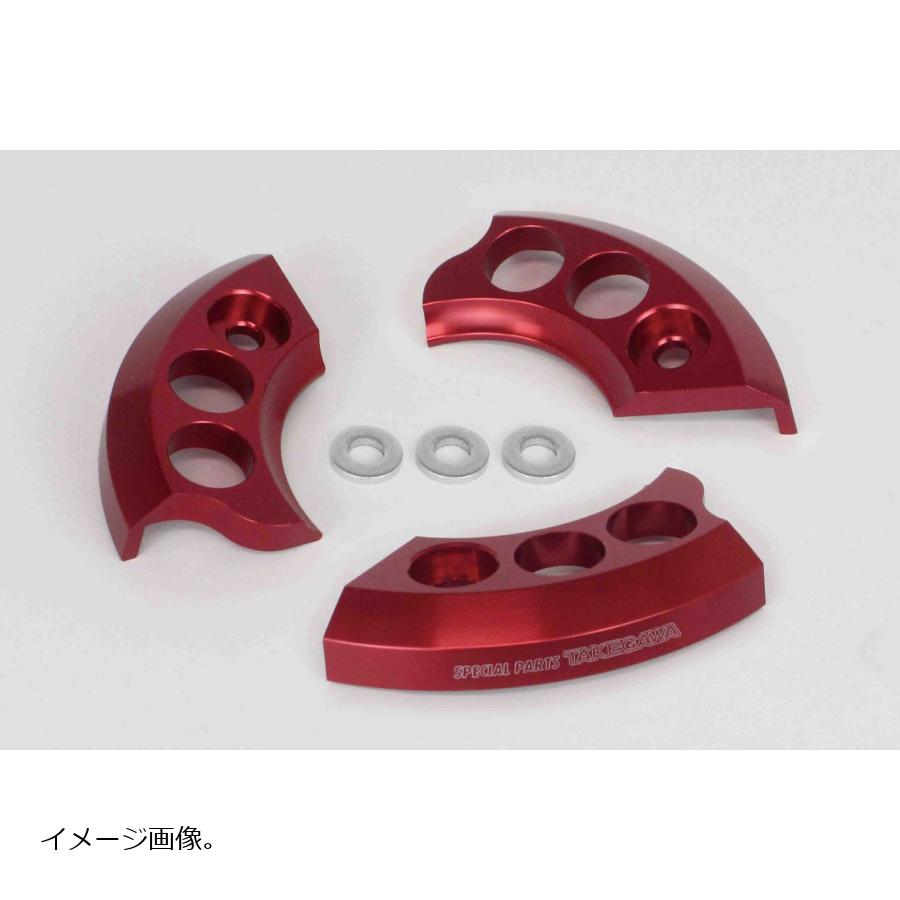 SP武川 (SPタケガワ) R.クランクケースプロテクター レッド GROM モンキー125 スーパーカブ C125 02-01-0266