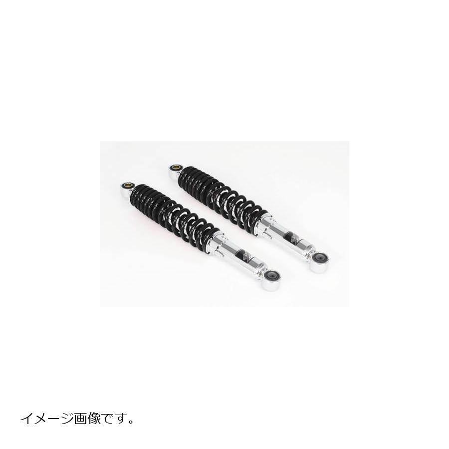 SP武川 (SPタケガワ) リアショックアブソーバー クロムメッキ/ブラック 2本 スーパーカブ50/110 06-04-0156