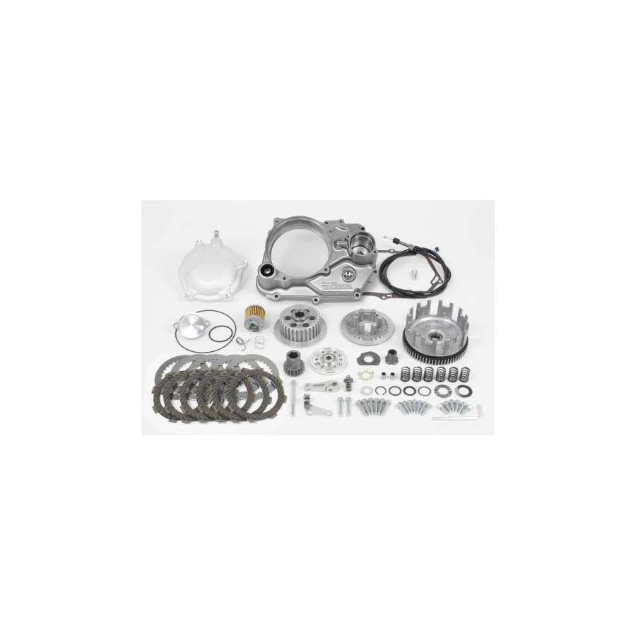 スペシャルパーツタケガワ スペシャルクラッチキットTYPE-R(ワイヤー式・シルバー塗装 モンキー/ゴリラ(ノーマルメインシャフト用) 02-01-0454