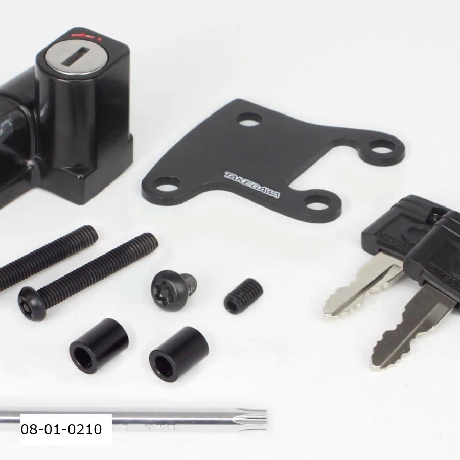 SP武川 (SPタケガワ) ヘルメットホルダーセット いじり防止ボルト付属 08-01-0210