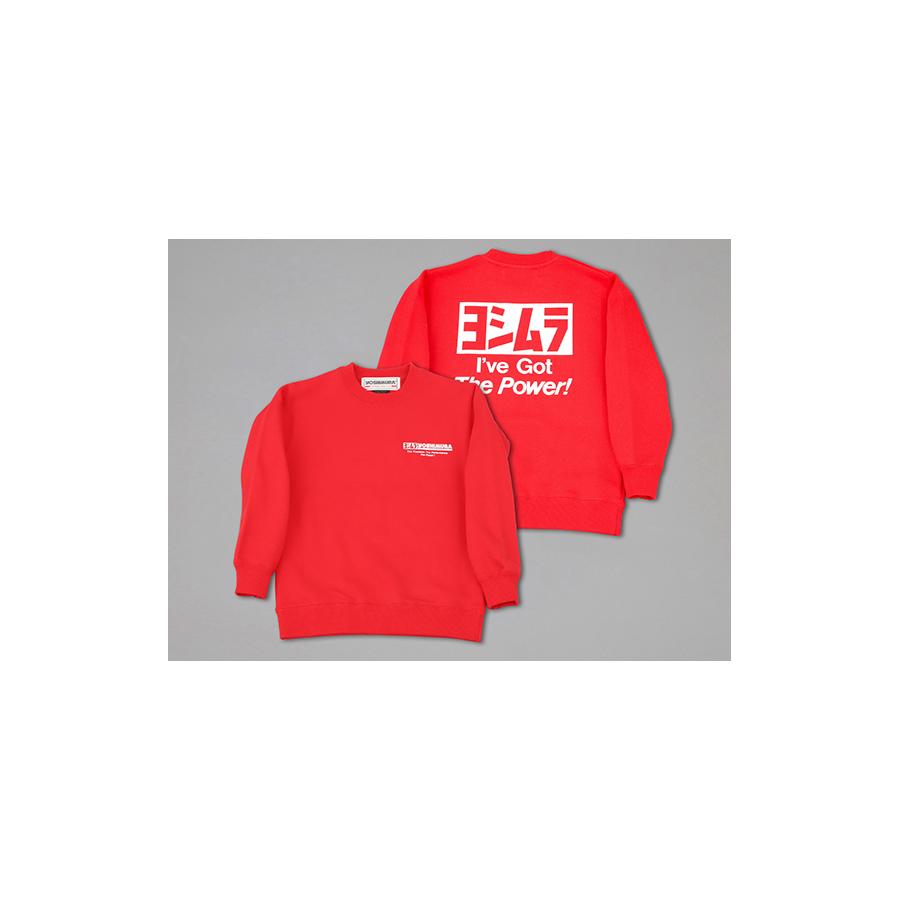 YOSHIMURA (ヨシムラ) スウェットシャツ(赤) #ジュニアM(130)