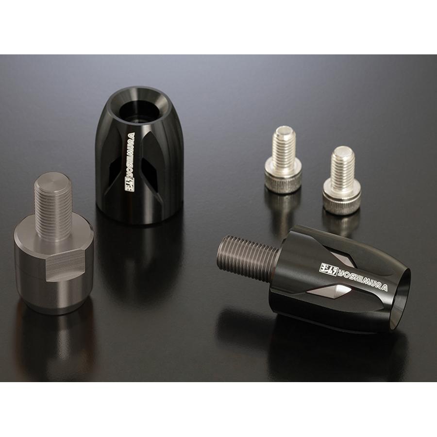 YOSHIMURA (ヨシムラ) ハンドルバーエンド High Line(スレートグレー) スズキ汎用 M12 696-0H2-5200