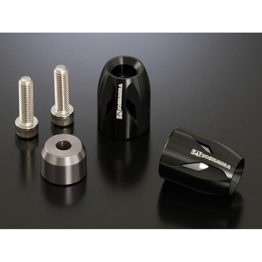YOSHIMURA (ヨシムラ) ハンドルバーエンド High Line(スレートグレー) カワサキ汎用 M8 696-0H8-5200