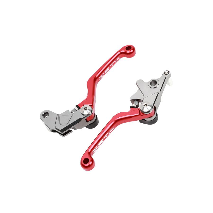 ZETA PIVOTレバーセットCP 3Fi レッド DRZ400S/DRZ400SM/DR250R