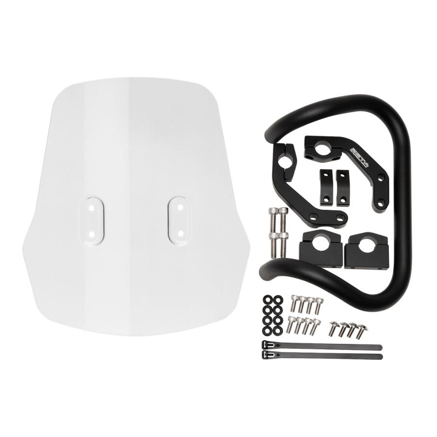 ZETA(ジータ) ADV.ウインドシールド スクリーン LTスモーク KLX230