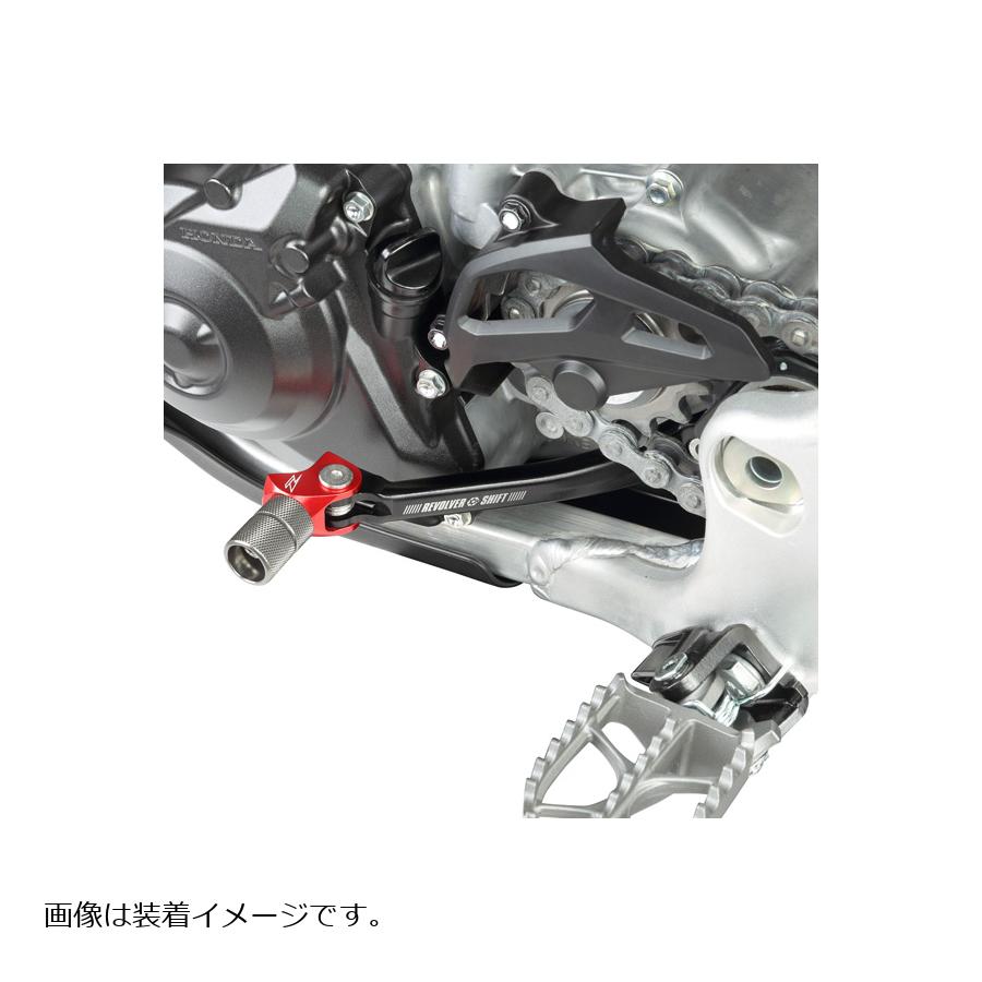 ZETA REVシフトレバー レッド CRF250R 2