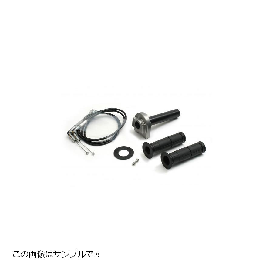 メーカー名：アクティブメーカー品番：1068717販売備考：スロットルKIT [ホルダー:TYPE-1 Gメタ] 巻取&phi;40 [メッキ金具] TMR用 800mm●TDMRキャブレターには装着できません。◆アクティブ スロットルキットは、6サイズのインナーパイプ(TYPE-2は4サイズ)を交換することで、乗りやすさの要となるアクセル操作のセッティングを可能にします◆巻取径を大きくして、少ない手首の返しで瞬時にワイドオープンさせる仕様もよし、逆に小さくして、より繊細なコントロール性能を得るもよし◆あなたのバイクスタイルに合ったスロットルを手に入れてください◆ホルダーカラー：ガンメタ◆インナー巻取径：φ40◆ワイヤー：メッキ金具：800mm※TDMRキャブレターには装着できません