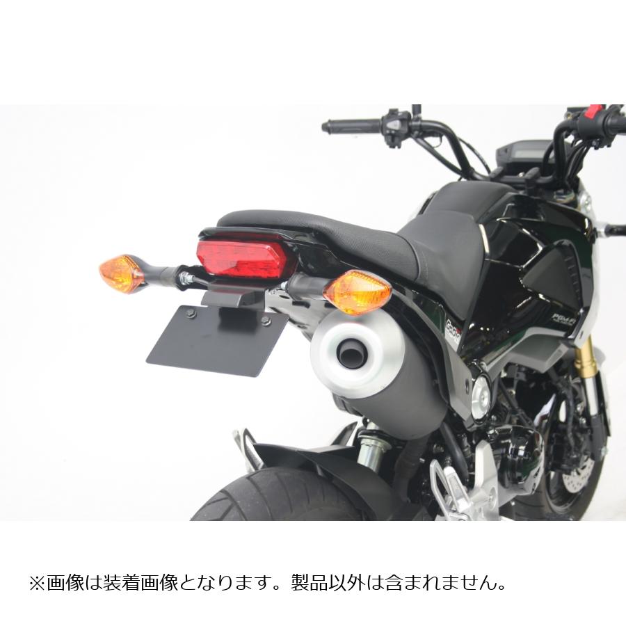 アクティブ フェンダーレスキット LEDナンバー灯付 ブラック GROM グロム 1151090