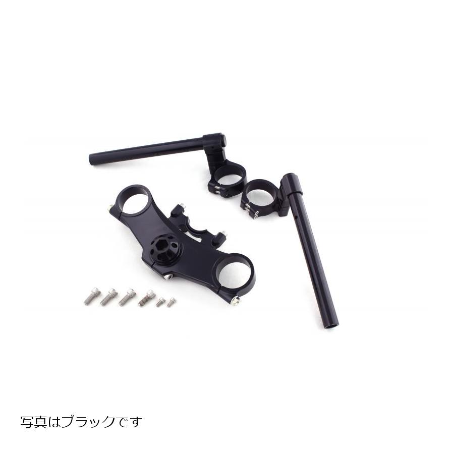 アクティブ セパレートハンドル＆トップブリッジキット ブラック/シルバー Z900RS CAFE カフェ 13670022