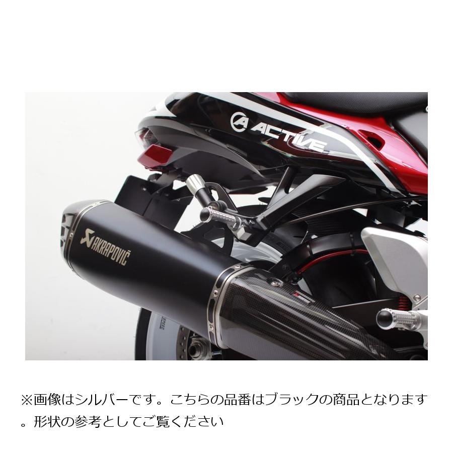 アクティブ ステップバー（タンデム側）ブラック SUZUKI系-2 HAYABUSA/GSX-S1000GT 17710005B