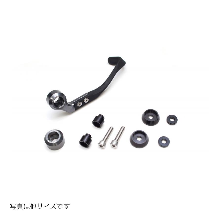 メーカー名：アクティブメーカー品番：30803Y06・軽量で適度な柔軟性を持つPBT樹脂アームとアルミ製エンドのハイブリット構造・グリップエンドを握ってもスロットル操作に影響しづらいオフセットデザイン・クラッチ側には同デザインのバーエンドが付属販売備考：YAMAHA M6用【F】◆他車との接触など、意図しないブレーキレバーの入力を防ぐレバーガード◆MFJレースレギュレーションでも装着が義務づけられているセーフティーパーツです◆軽量で適度な柔軟性を持つPBT樹脂アームとアルミ製エンドのハイブリット構造◆グリップエンドを握ってもスロットル操作に影響しづらいオフセットデザイン◆クラッチ側には同デザインのバーエンドが付属◆パーツ各部のリペア設定あり◆適合サイズ：取付け部 M6◆バーエンドカラー：ガンメタ