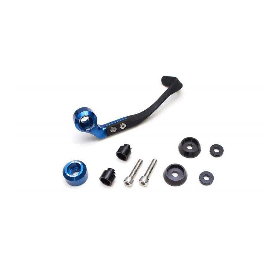 アクティブ ブレーキレバーガード&バーエンドSET ブルー 取付け部 M8用 30804M08