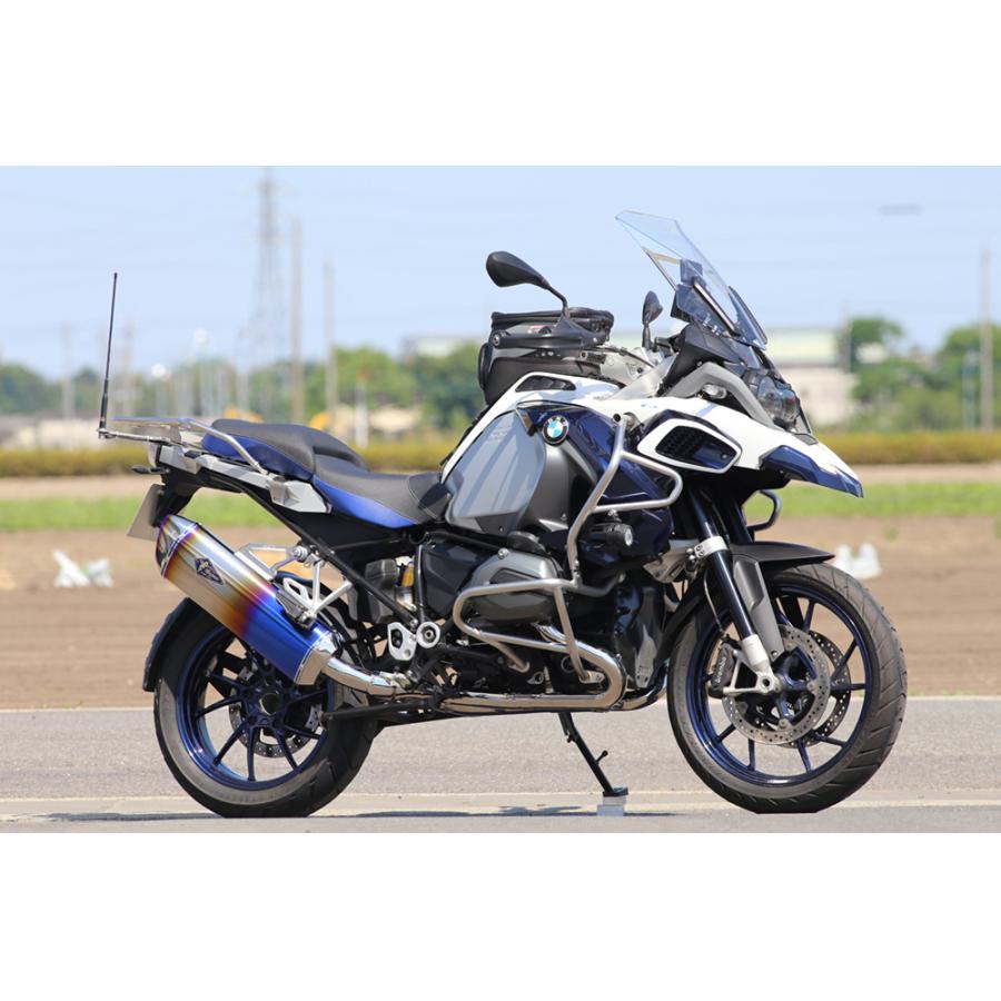 アールズギア リアルスペック フルEX シングル チタンドラッグブルー BMW 水冷R1200GS 13-/GS-ADV 14- RB01-01RD