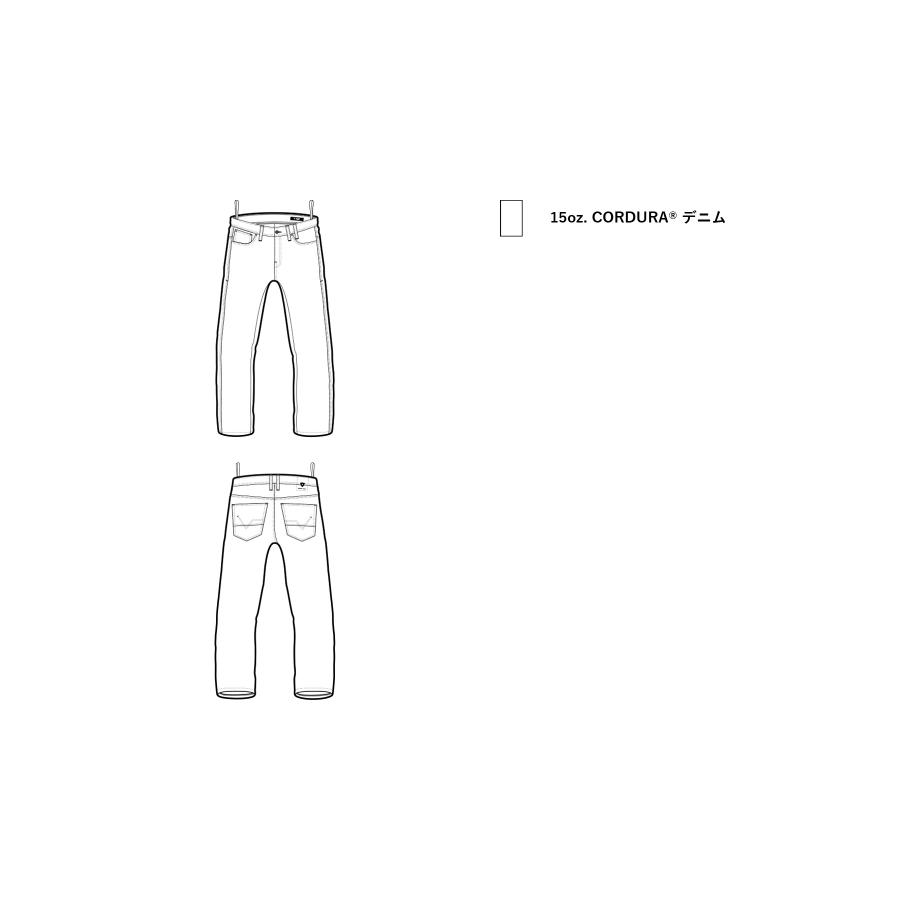 REVIT (レブイット) フィリー3 ルースフィット ジーンズ ミディアムブルー ウエス...