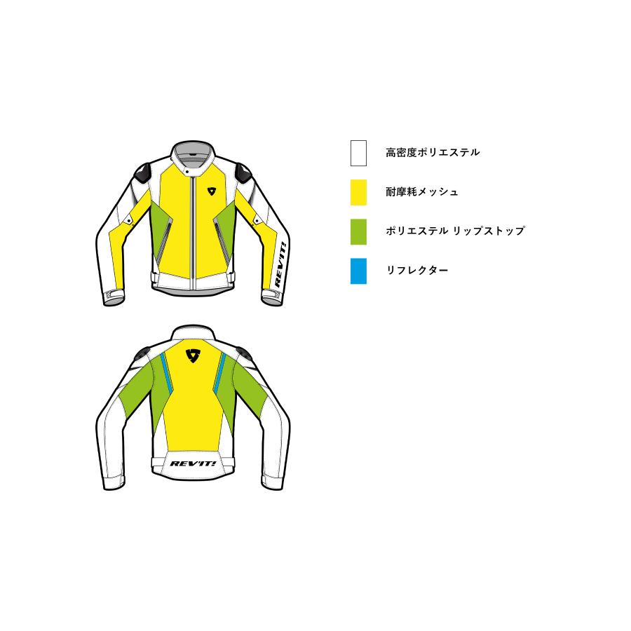 REVIT (レブイット) コントロール エア H2O ジャケット グレー/レッド M FJT360-35...