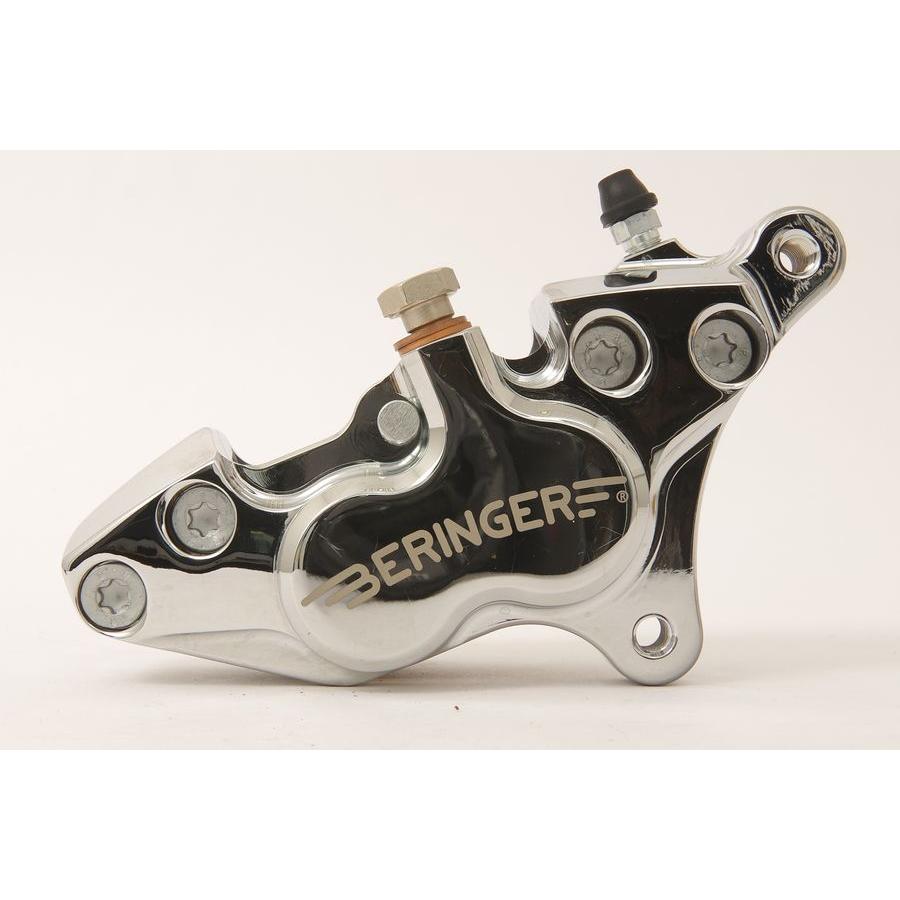 ベルリンガー 4ピストンキャリパー 右 クローム Ducati 748 94-02、851/888 88-94、916 93-98 4D01-CH